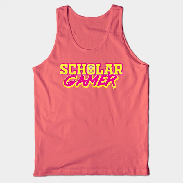 Scholar Gamer Tank Top by vphsgraphics